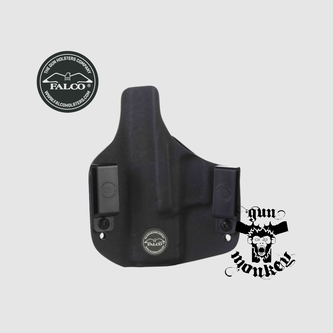 Falco OWB-Holster für GLOCK 19 gen 5 aus Kydex, rechtshändig, Gürtel 1,5"/40 mm (C901 2021), Bild 2 von 3