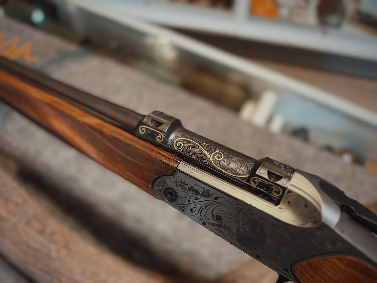 Blaser K95 Luxus – Kal. .270 Win – Custom Lauf mit Goldeinlagen