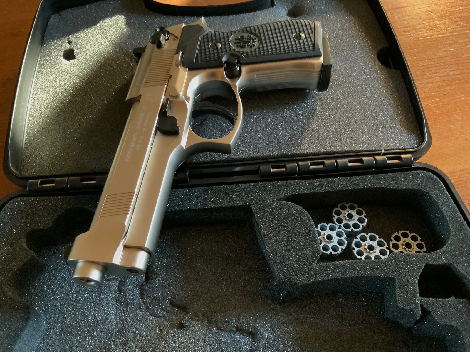 Luftpistole Beretta Mod. 97 FS 4,5mm Diabolo vernickelt