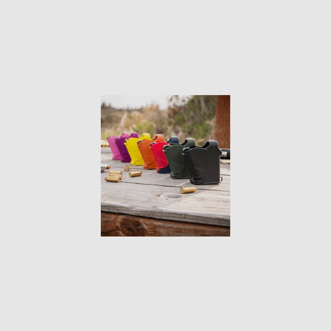 UNIVERSALER MAGLULA UPLULA LADEN 9MM BIS 45ACP - BRAUN, Bild 1 von 5