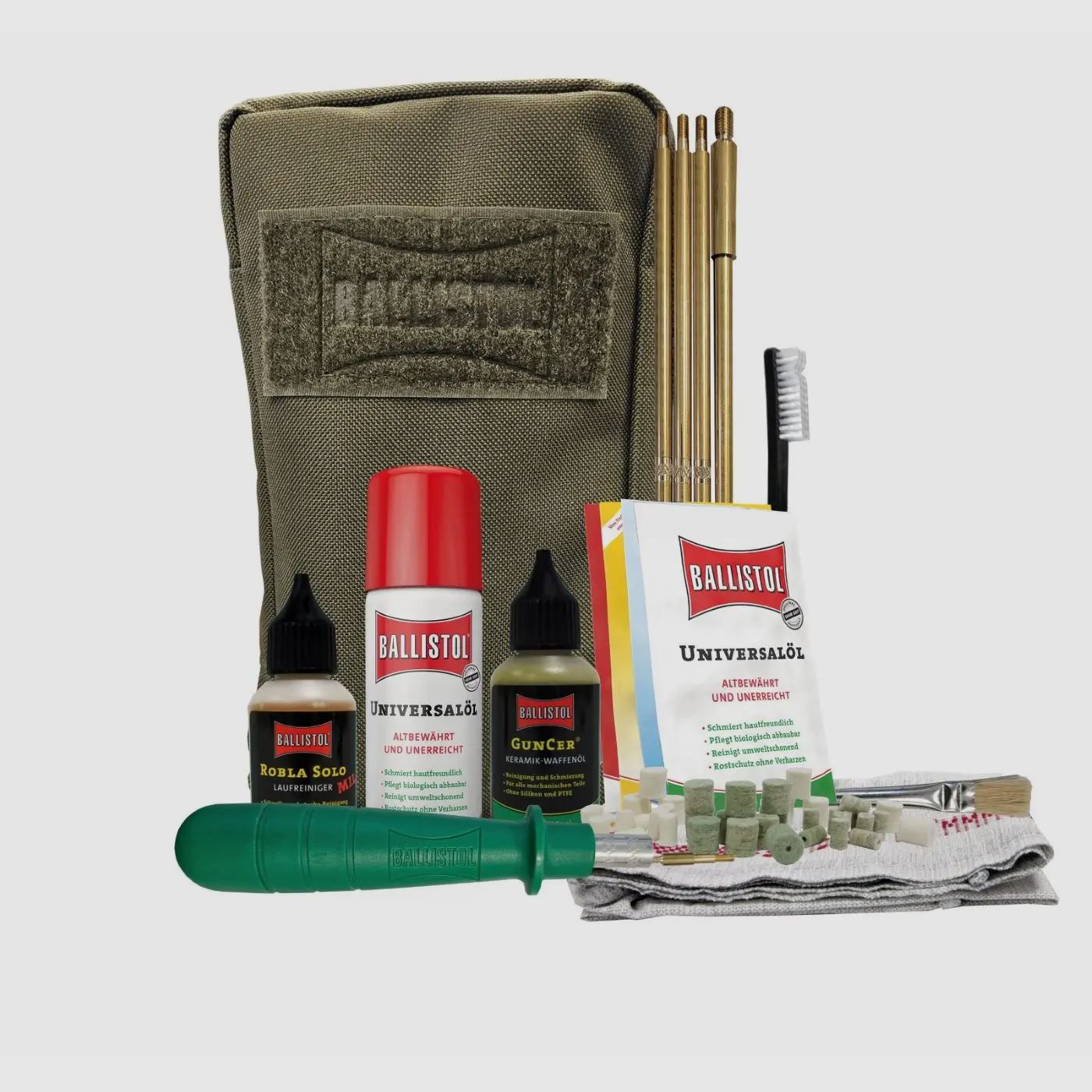 Ballistol gun cleaning set