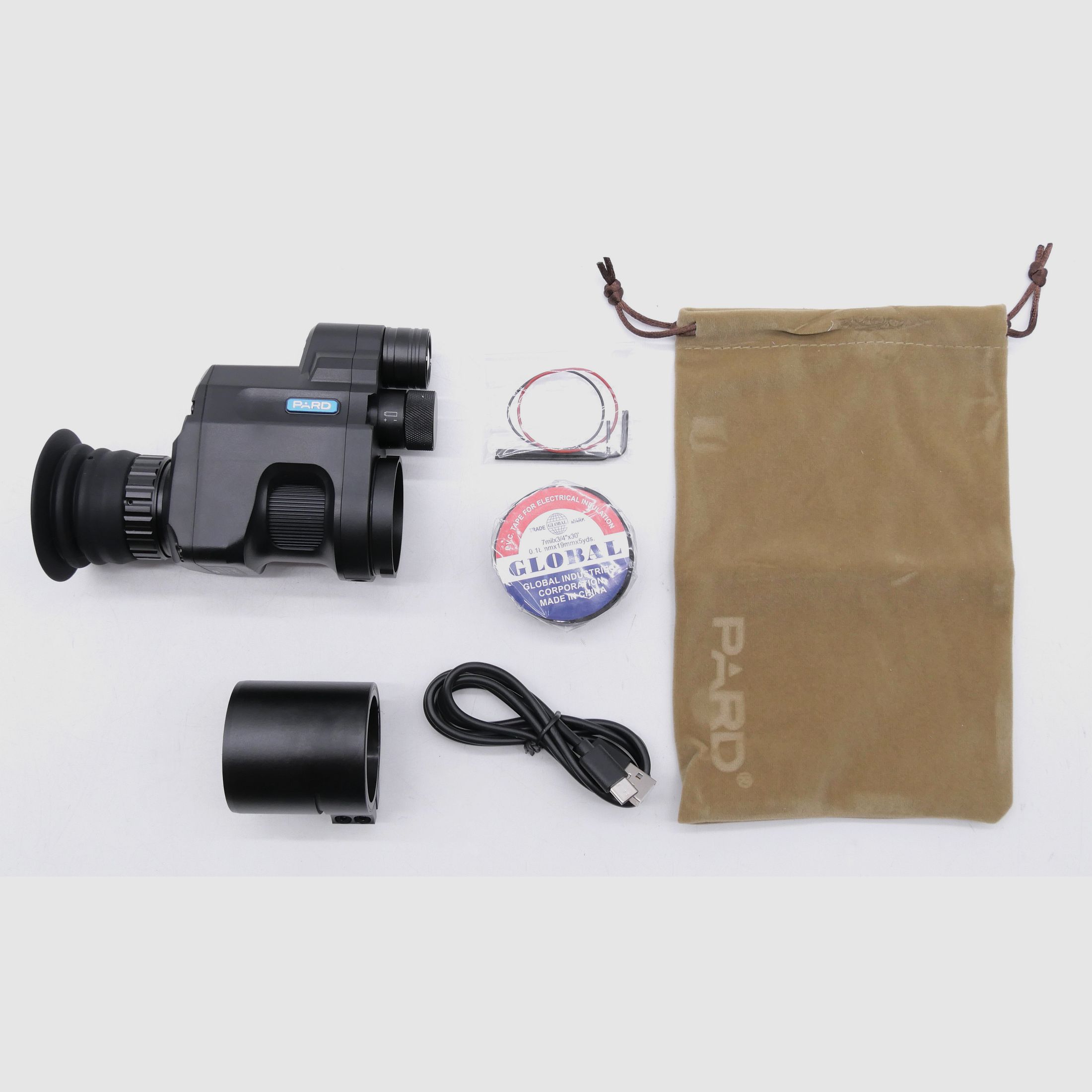 Visore notturno Pard NV007V NUOVO 940 nm obiettivo da 16 mm edizione tedesca fino a 150 m, immagine 5 di 5