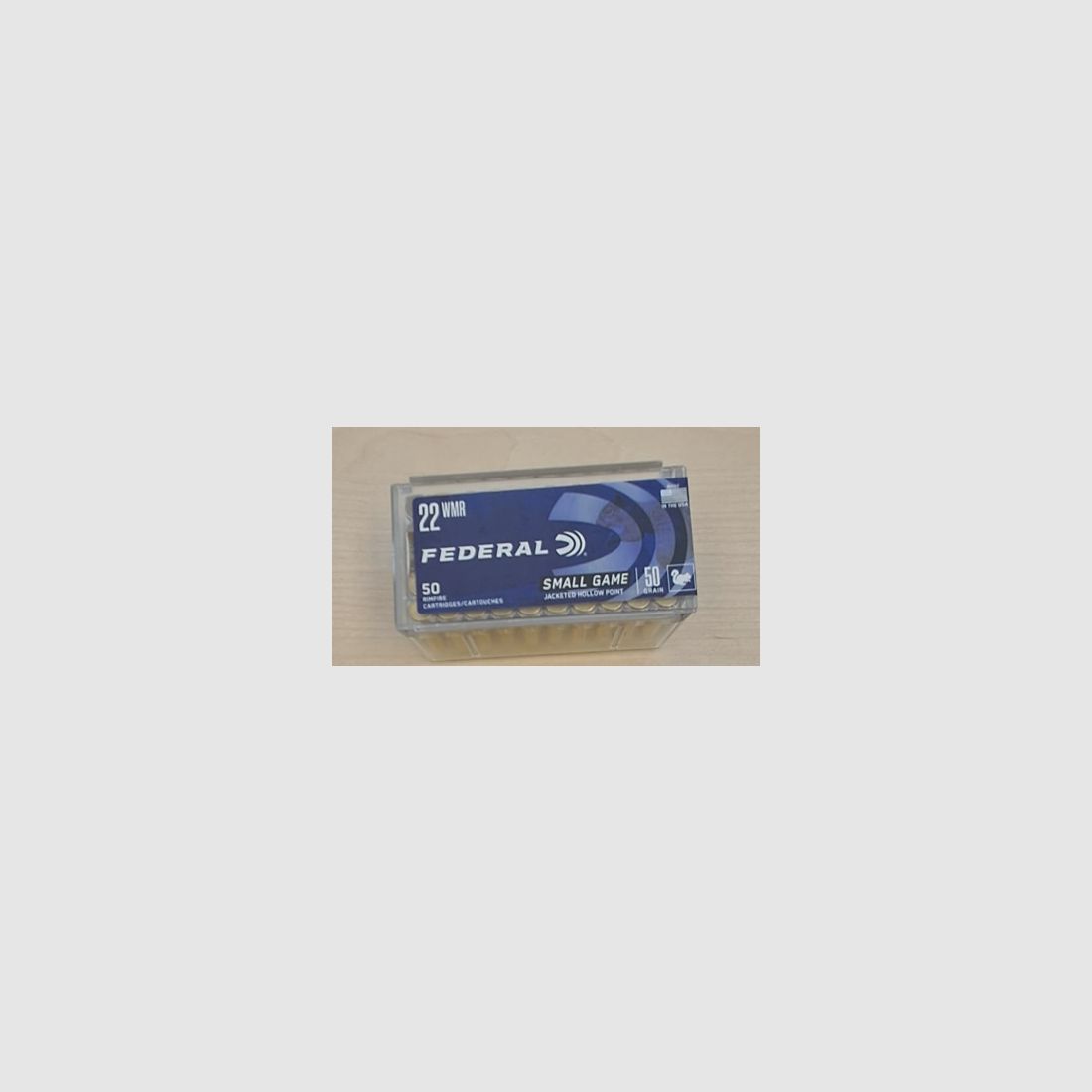 .22 Win Mag WMR, Federall Small Game, 50 Grain, Jacketed Hollow Point, 50 Schuss 