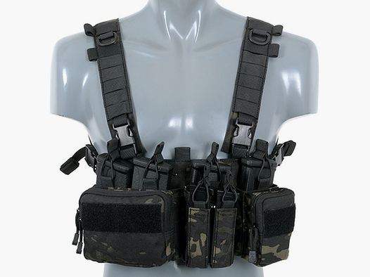 Buckle Up Recce/Sniper Chest Rig - MultiBlack (8FIELDS)