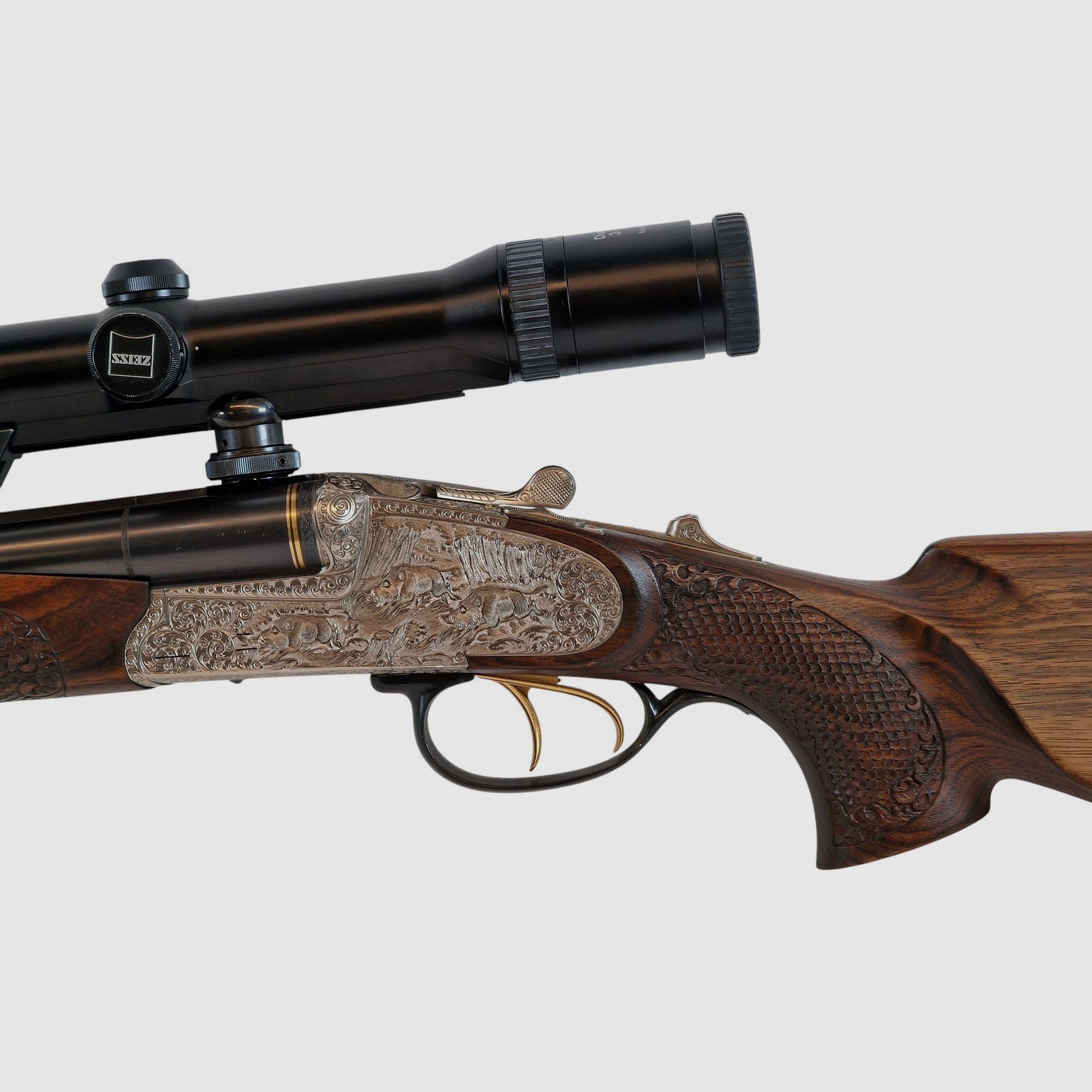 Krieghoff Neptun Primus Classic mit Doppelbüchsdrillings Laufbündel