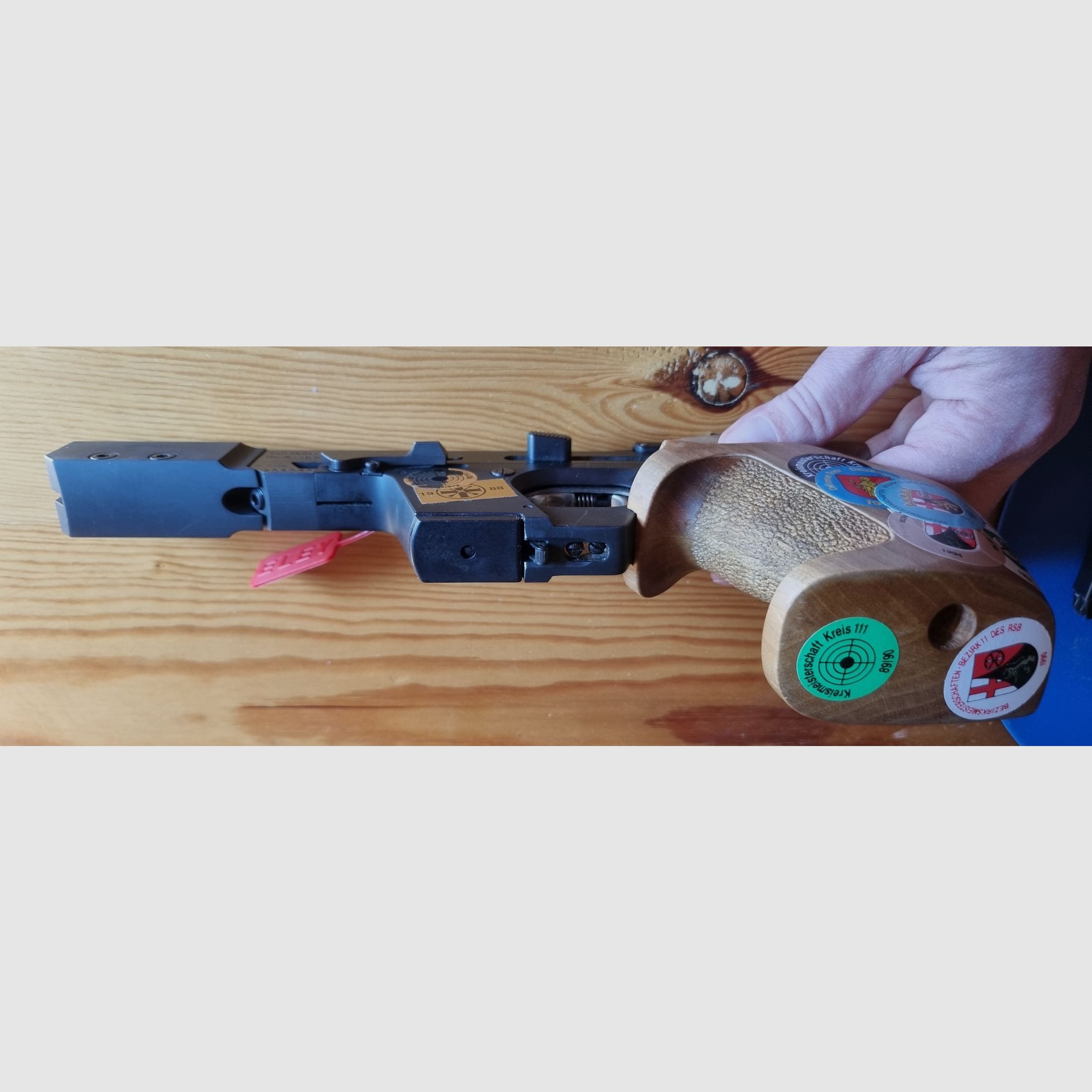 Walther GSP .32 with WS .22 Lr and barrel weight, image 8 of 8
