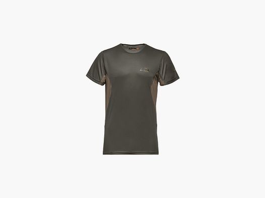 Zotta Forest - T-Shirt Ambit Herren Kurzarm Grün und Taupe