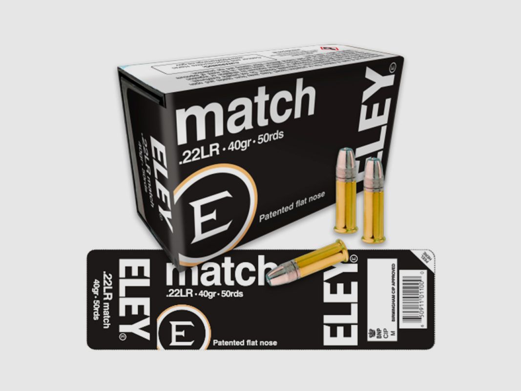 MUNITIONEN ELEY 22LR MATCH, Bild 2 von 2