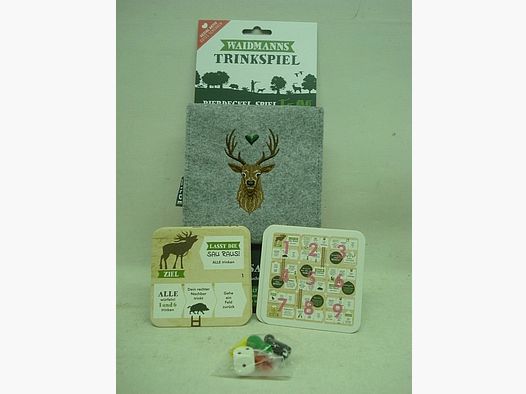 Bierdeckel-Spiel „To Go“ - mit Filzetui