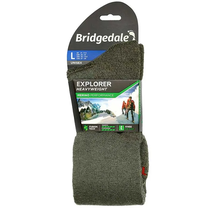 Męskie ciepłe skarpetki BRIDGEDALE Explorer Heavyweight Merino Performance Knee, zdjęcie 5 z 5