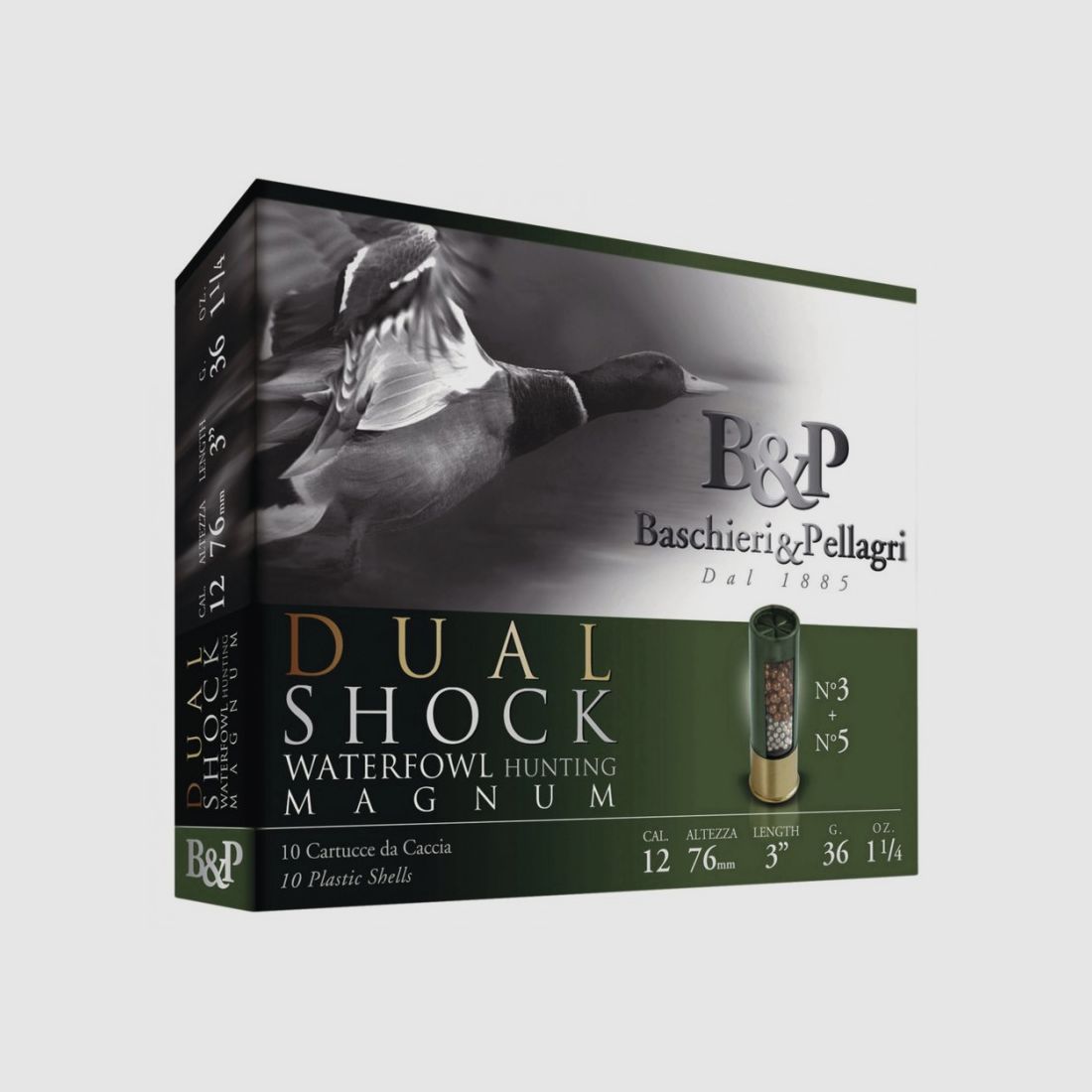 CAL 12/76 - DUAL SHOCK MAGNUM 36 - BASCHIERI & PELLAGRI