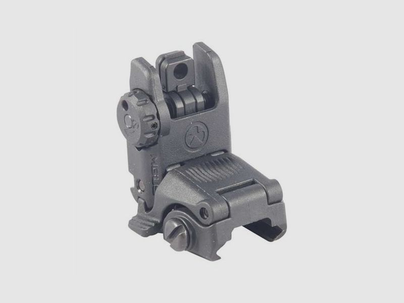 MAGPUL MBUS REAR SIGHT FLIP-UP POLYMER FOR AR-15 BLACK, image 1 of 11