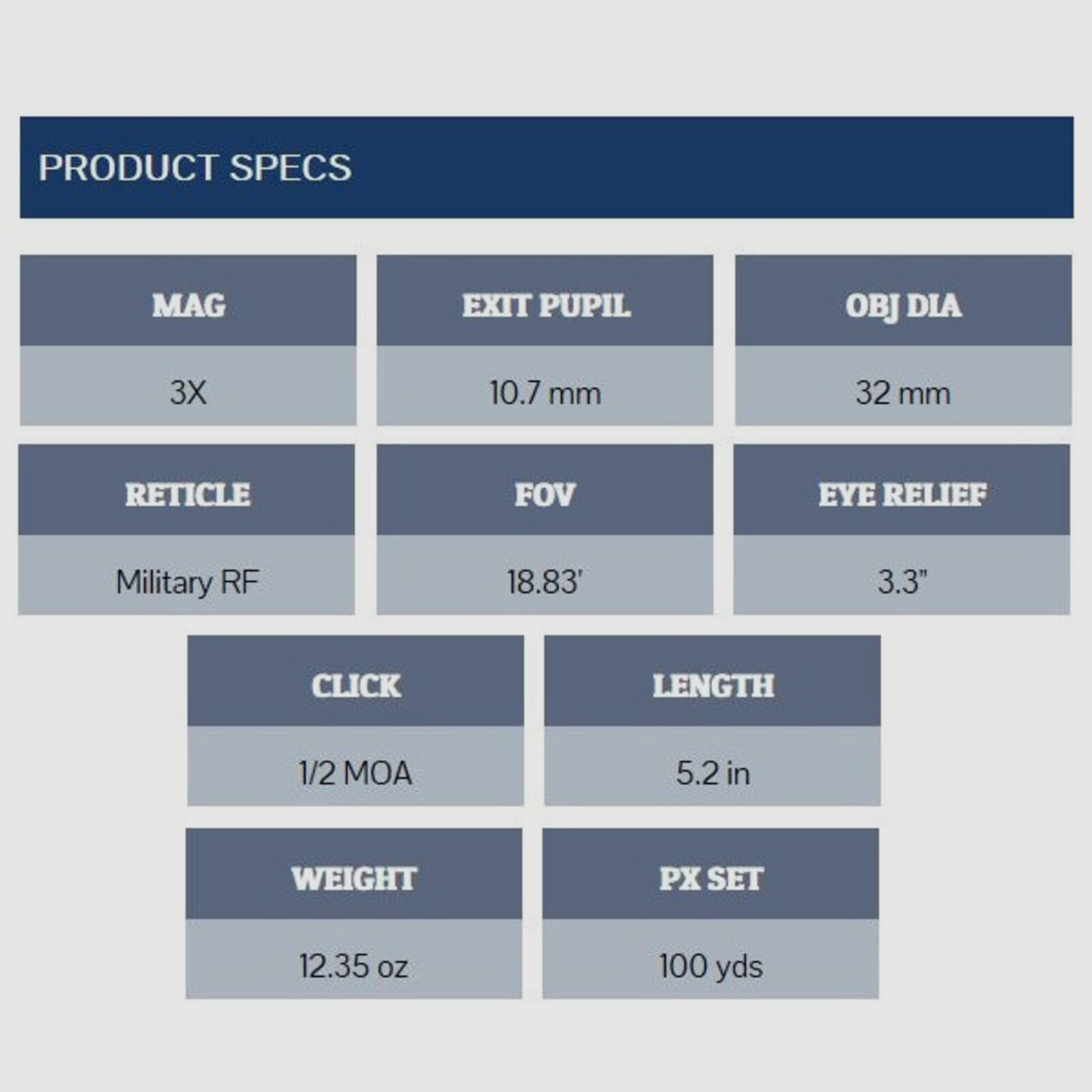 Sun Optics USA Tactical 3x32 Mil-RF 4-farbig