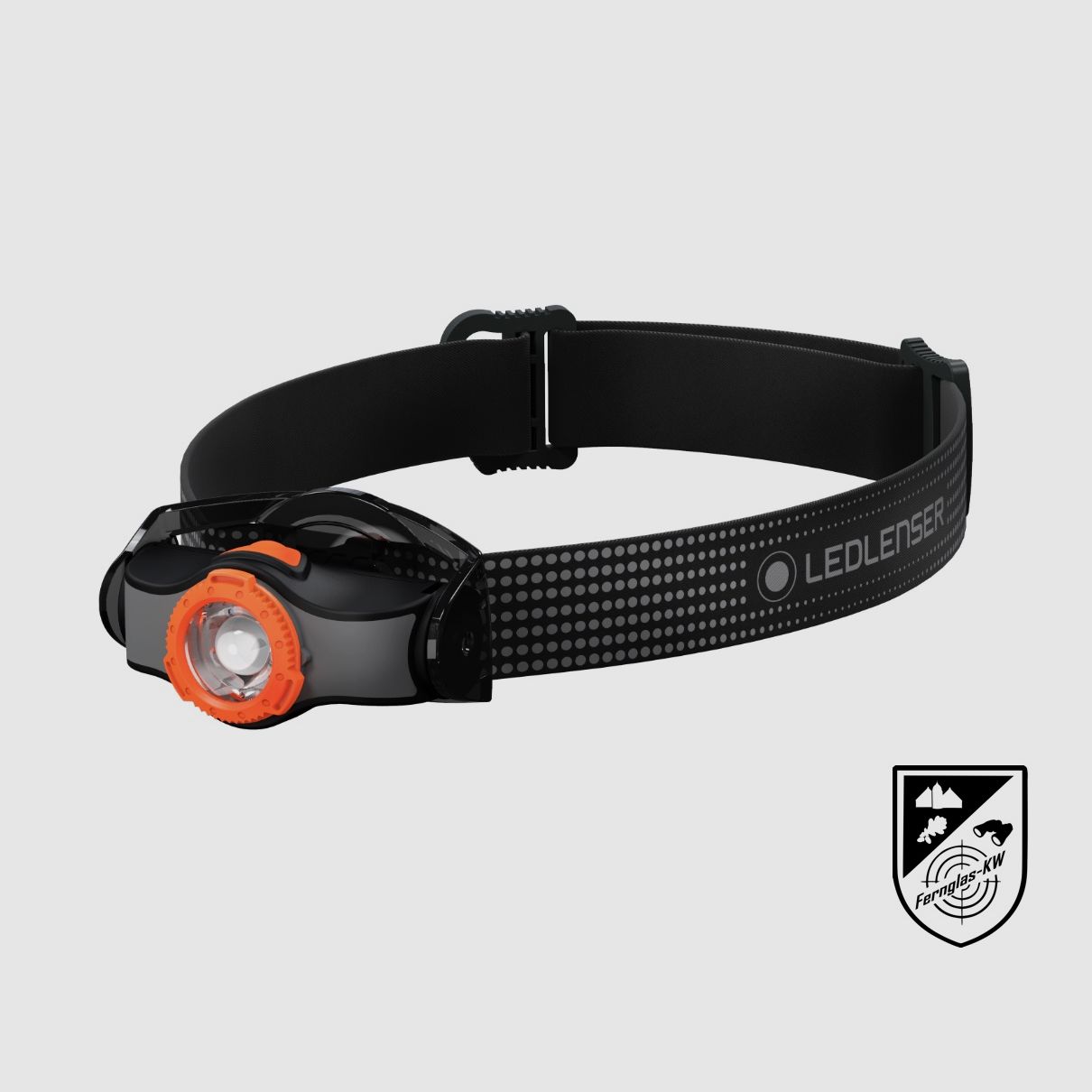 Ledlenser 502148 LED Kopflampe Stirnlampe MH3 Schwarz Orange 200 Lumen