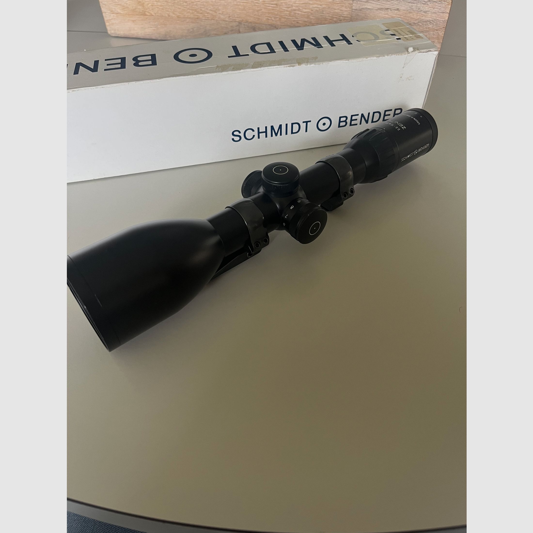 Schmidt and Bender Zenith 2.5-10x56 EAW swivel mount OVP (Zeiss, Swarovski, riflescope)