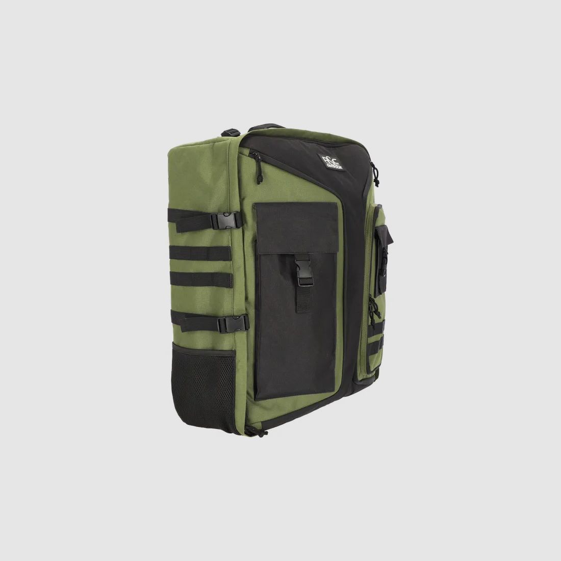 Multifunktions-Rucksack / Armbrust - Transporttasche - ca. 80 Liter - Oliv/Schwarz