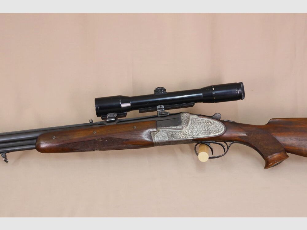 Merkel double-barreled shotgun with side locks // left-handed stock // DBL