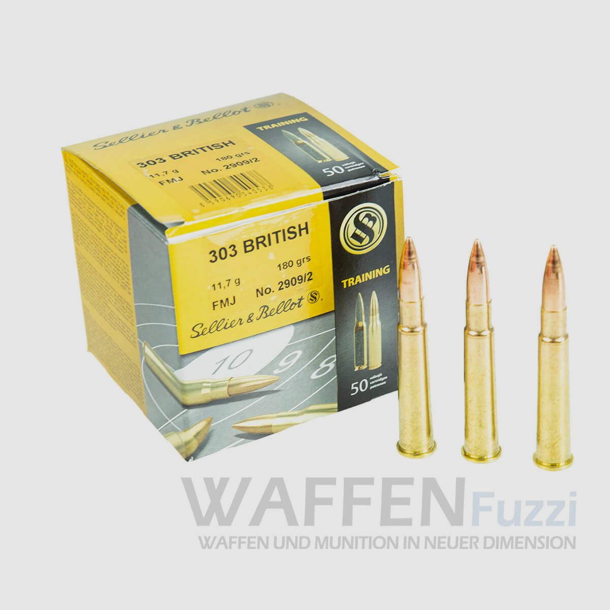 S&B .303 British FMJ 180grs 50 rounds