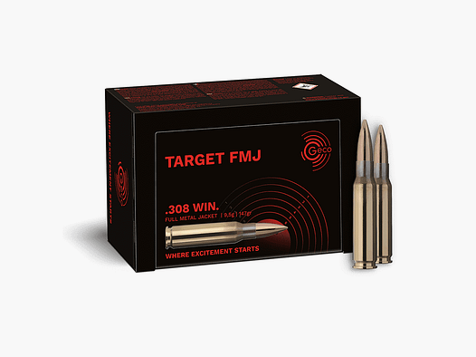Geco .308 Target FMJ 9,5g/147gr. -50Stk