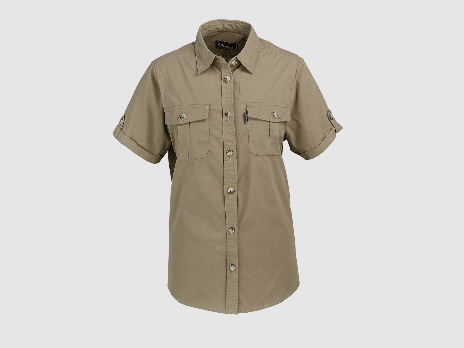 Blusa de manga corta de pino Safari
