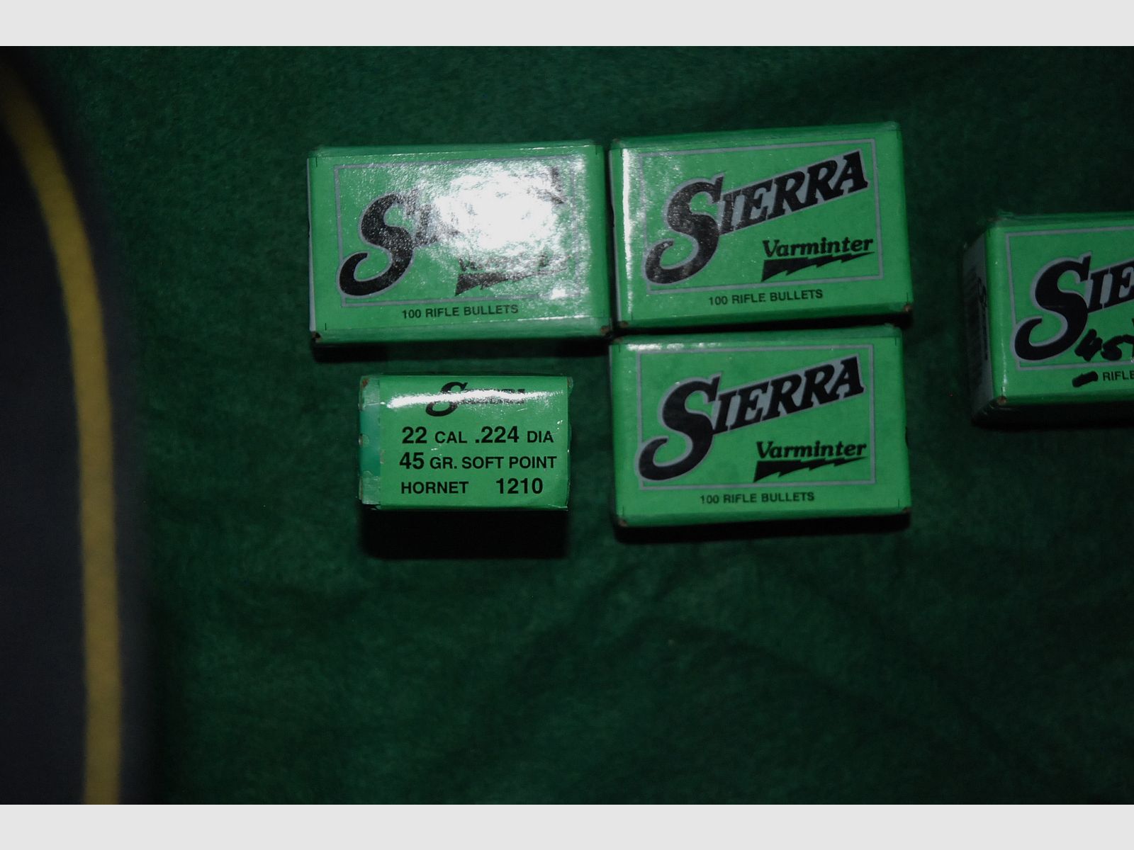 .224 / 5,6 mm 45 gr / 2,9 g Sierra Varminter balas para Hornet 445 piezas