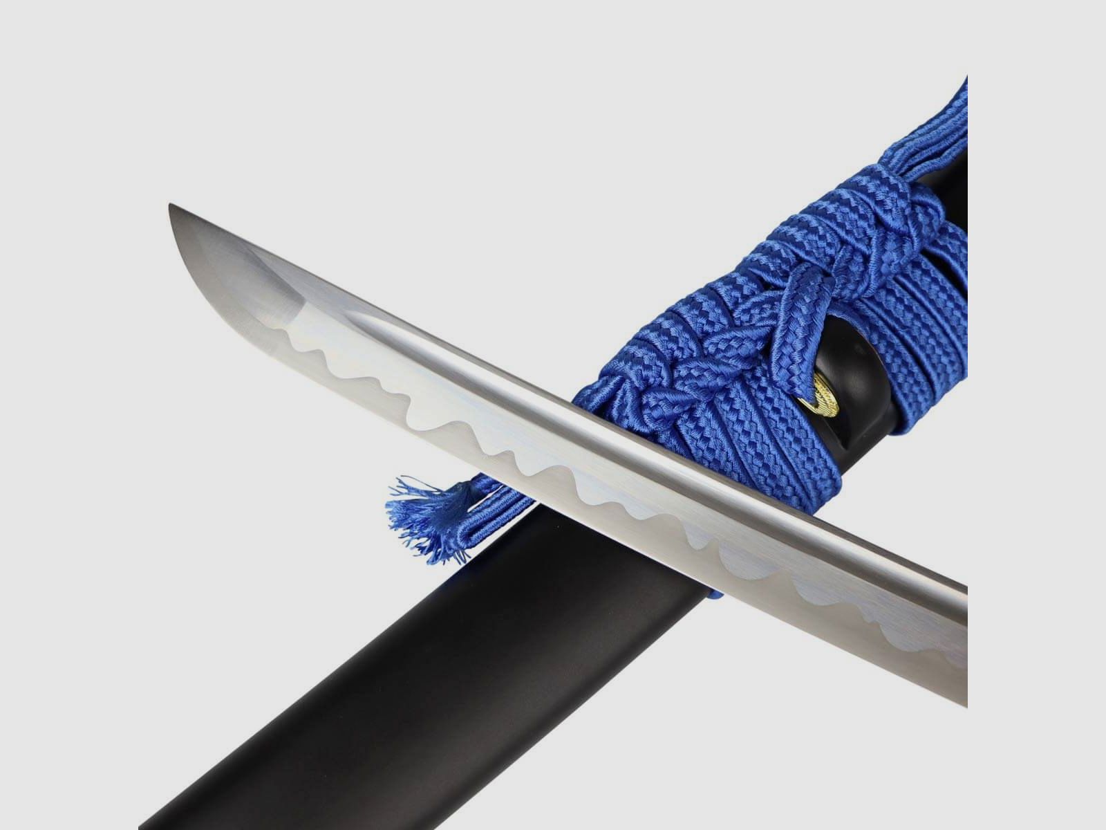 Iaito training sword with blunt steel blade