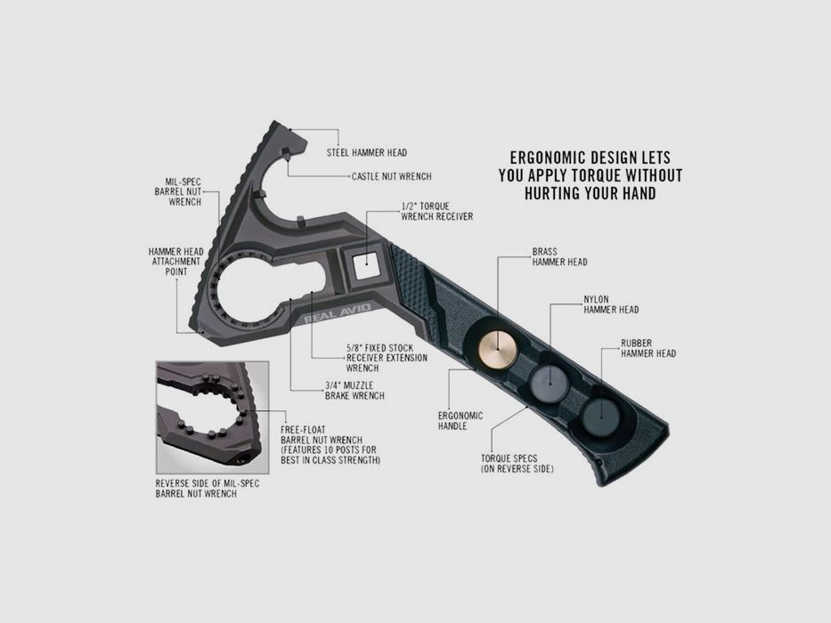 REAL AVID ARMORER’S MASTER WRENCH, imagen 2 de 2
