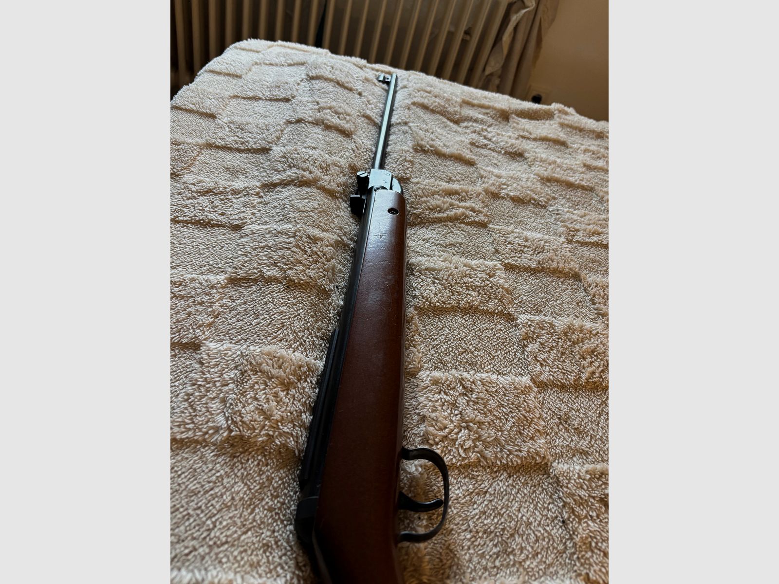 Viejo rifle de aire