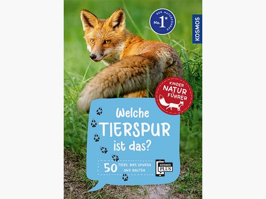 Książka dla dzieci "Przewodnik po naturze dla dzieci: Jakie to ślady zwierząt?"