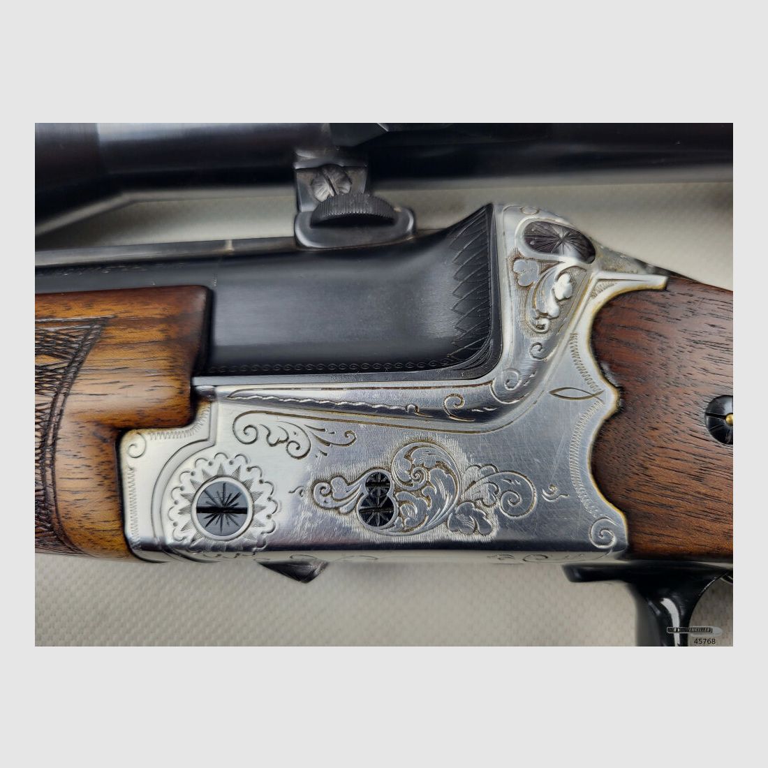 Heym double-barreled rifle