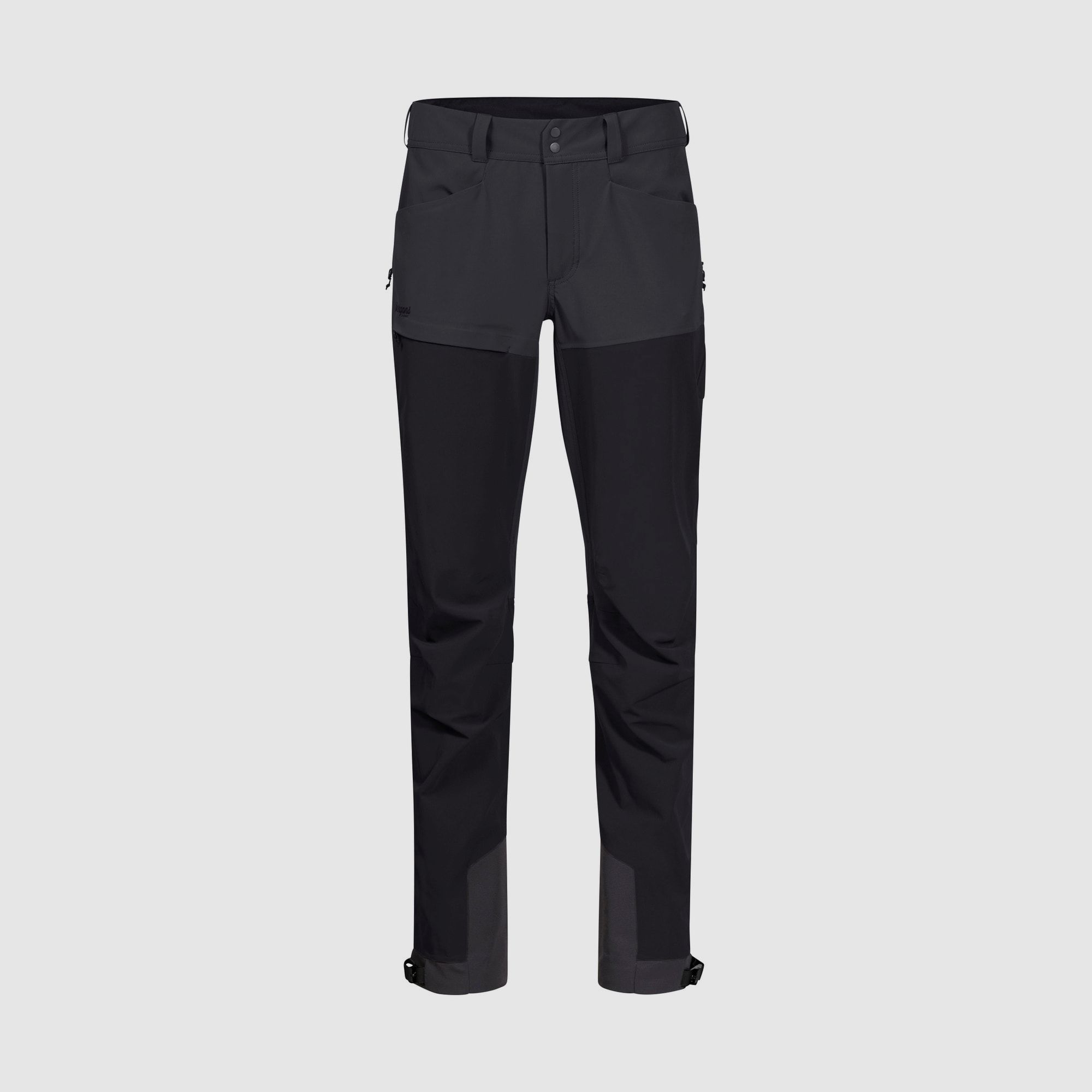 Bergans Bekkely Hybrid Pantalon Femme Noir/Solid Charcoal S