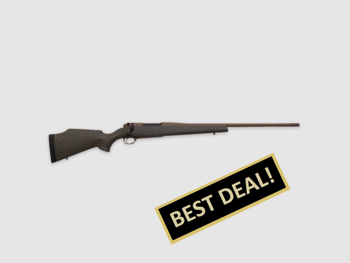 Weatherby MARK V WEATHERMARK LT 6,5MM CREEDMOOR 22"/56CM FDE CERAKOTE 1/2"-28