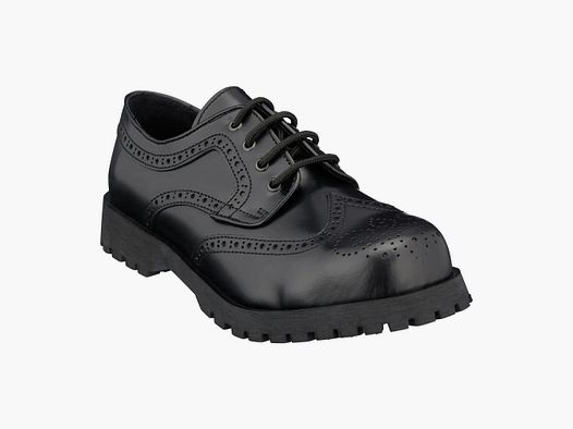 Boots & Braces Boots &amp; Braces Halbschuh Budapester 4-Loch schwarz