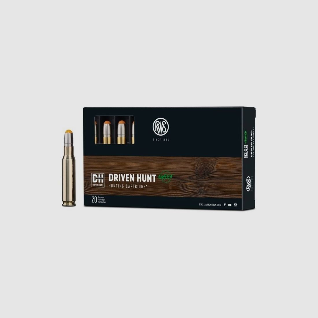 Munitions RWS 300 Win Mag Driven Hunt 165 gr, Bild 1 von 12