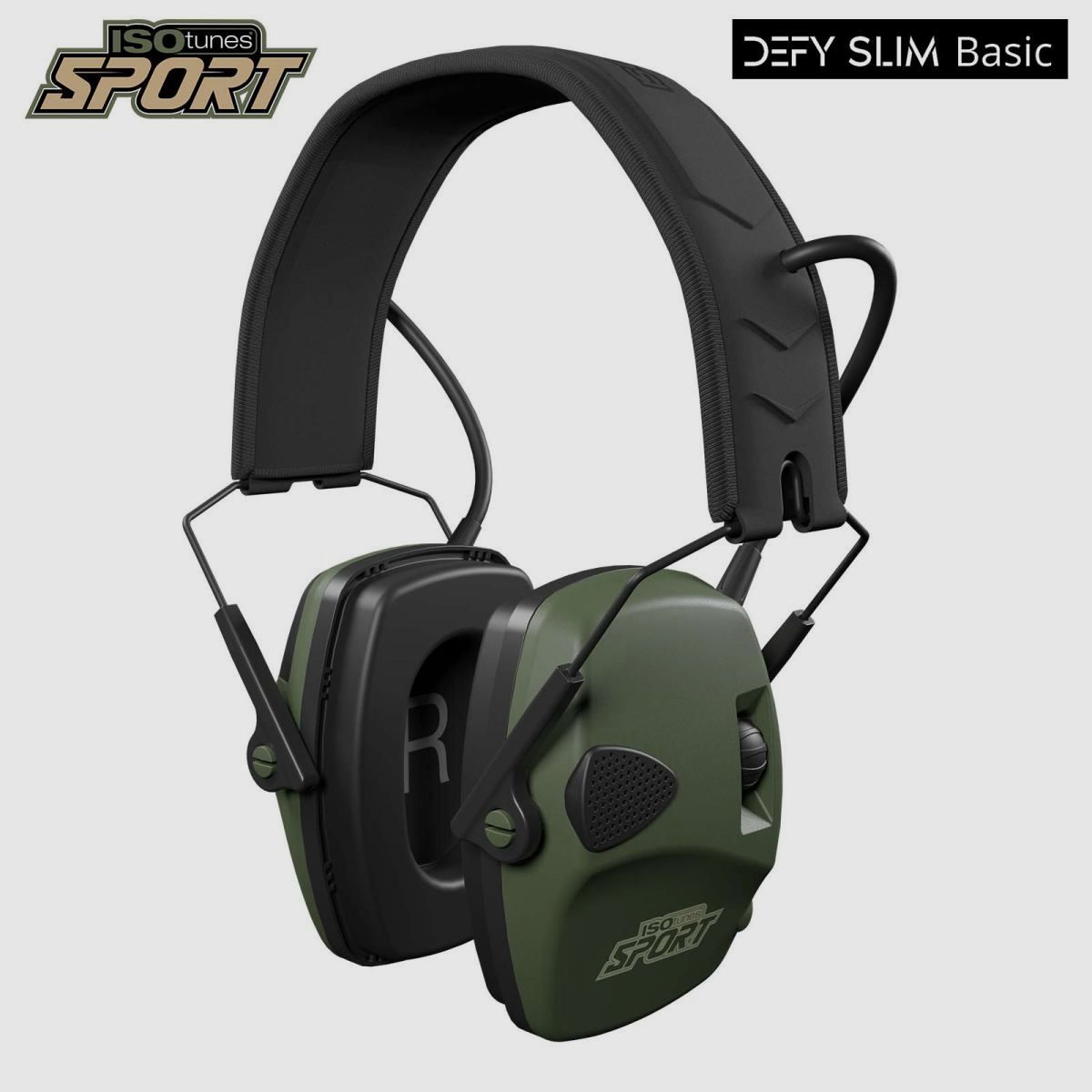 ISOTUNES Sport Defy Slim Basic Gehörschutz / Grün