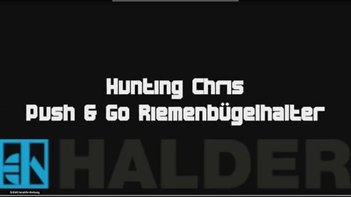 Push & Go Riemenbügelhalter // HuntingChris feat Halder KG