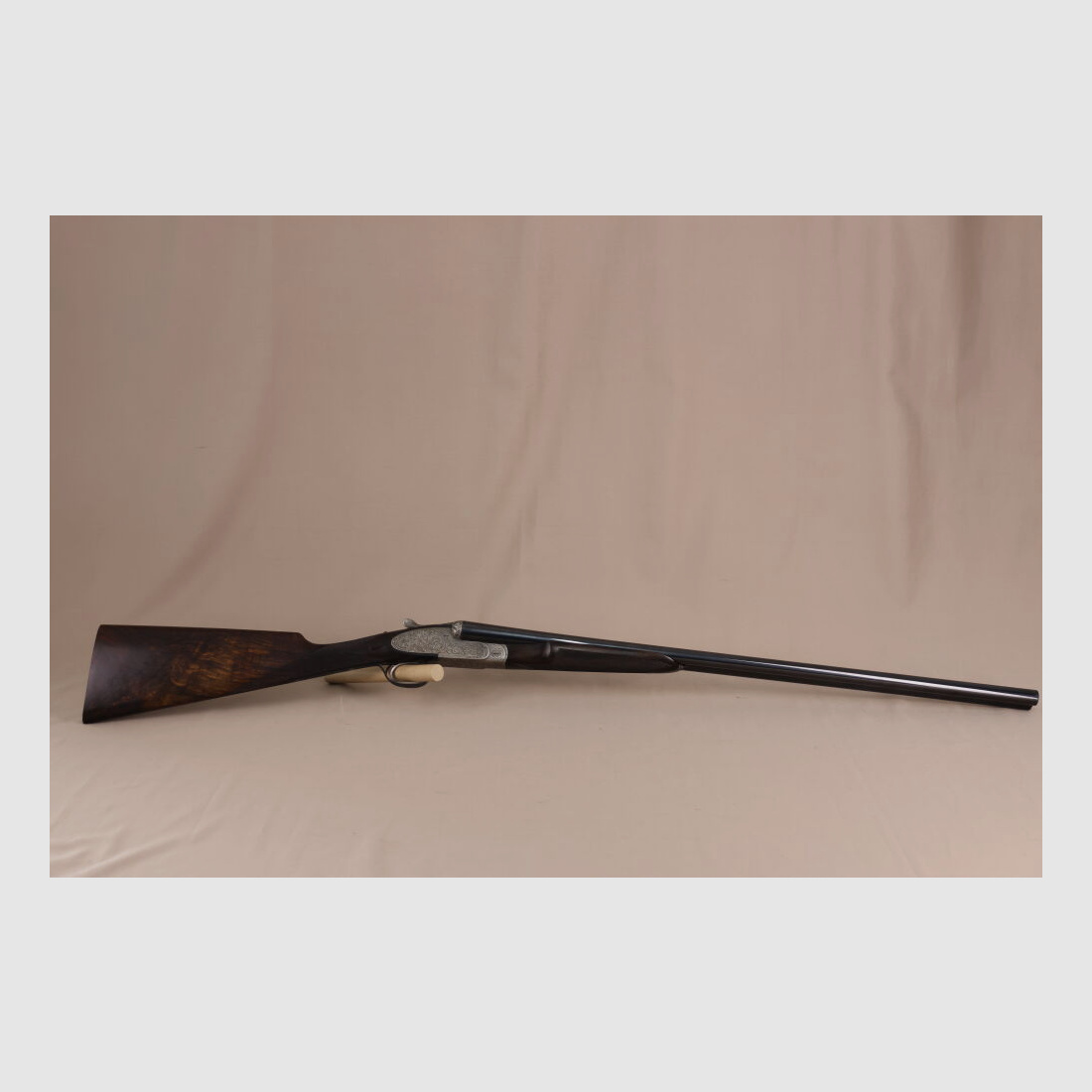 Armas Garbi side lock over and under shotgun // TOP wood / engraving / single trigger!