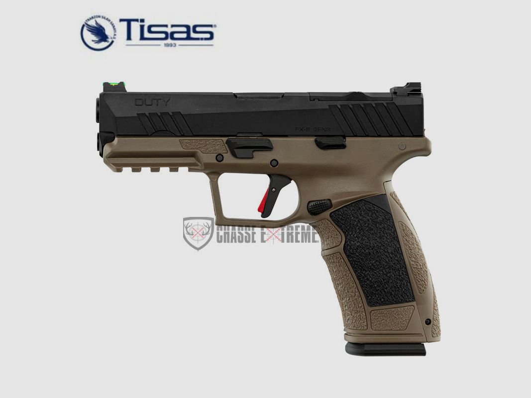 Pistole TISAS PX-9 Duty GEN 3 Kal. 9x19 mm Bicolor Schwarz/Fde, Bild 2 von 8