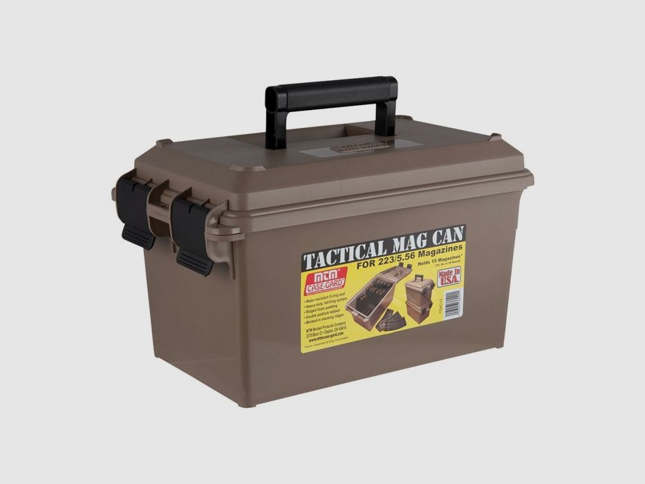 MTM CASE-GARD TACTICAL MAG CAN AR15 (30 RD) 223/5.56 CAL 15-MAG POLYMER TA, image 1 sur 3