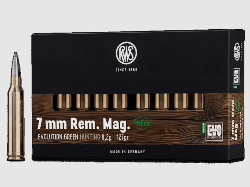 RWS Evo Green 8,2g - 127gr 7mmRemMag