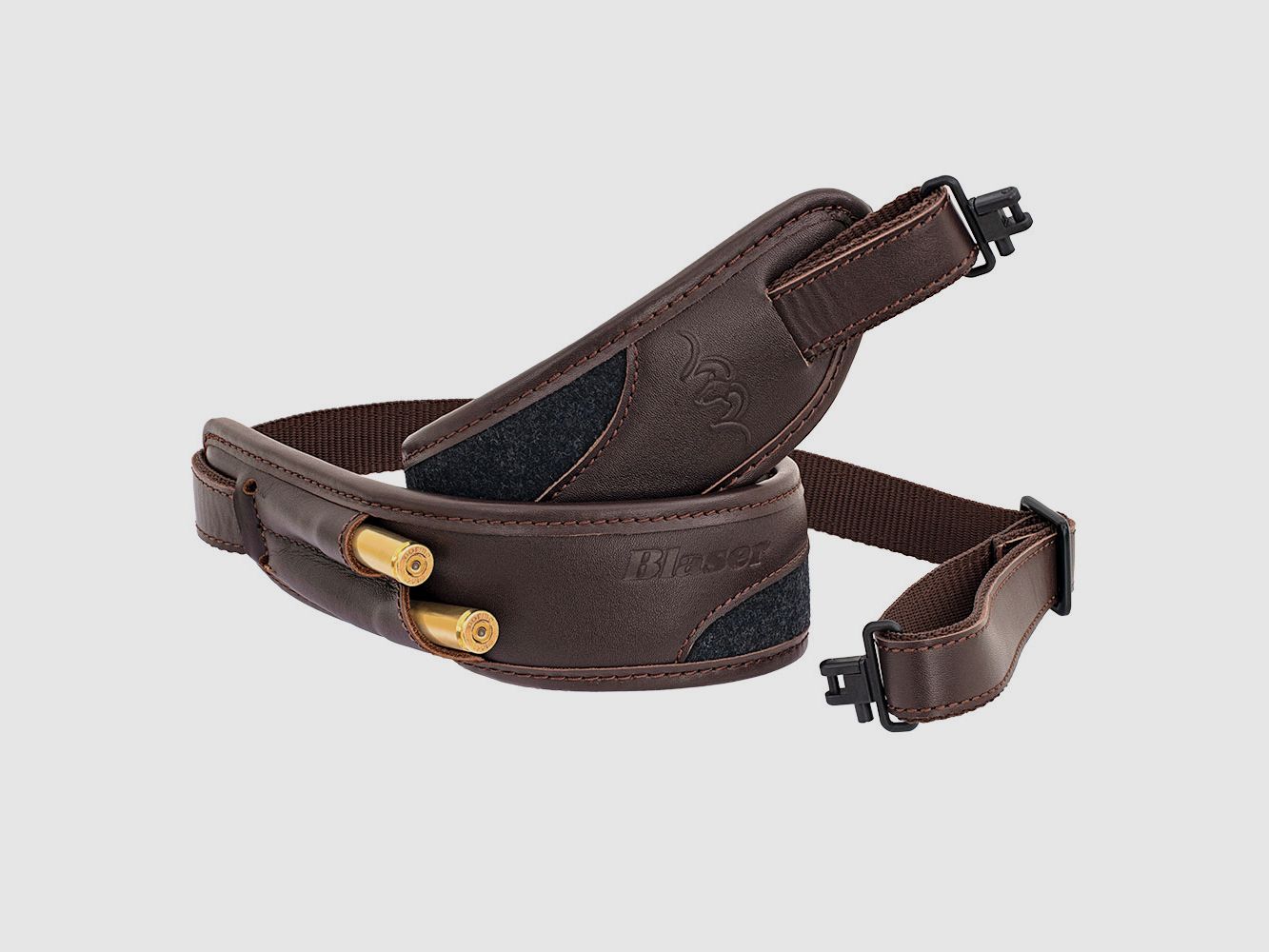 Gewehrriemen Loden / Leder