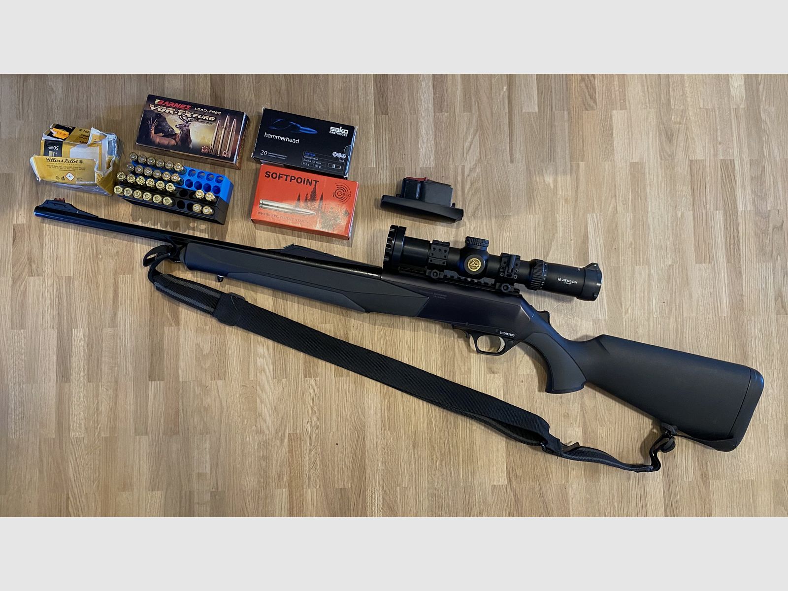 Browning BAR MK3 in .308 mit Munition und Optik