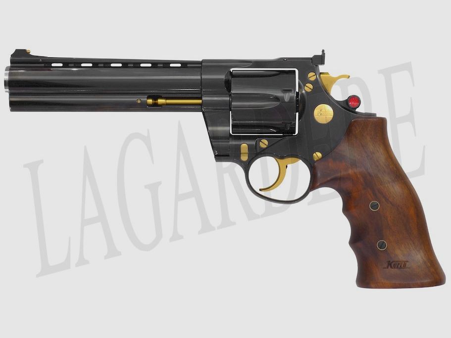 KORTH CLASSIC BLACK/GOLD 6" (REVOLVER)