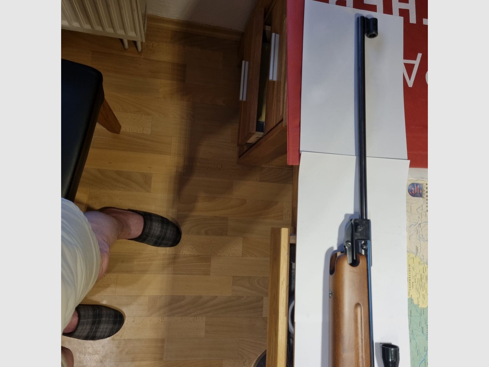 Weihrauch HW 35  4,5 mm, Buchenholzschaft, ZF Supersight, alte Ausführung