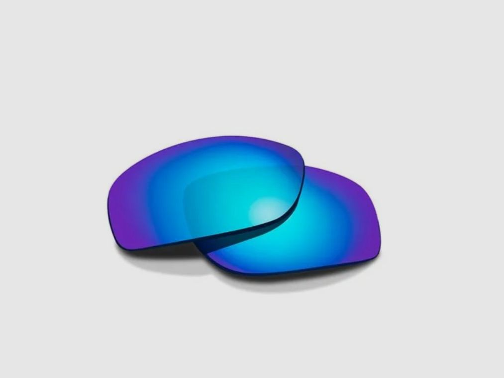 Lenses for Wiley X Peak glasses in Polarized Blue Mirror ACPEAPB