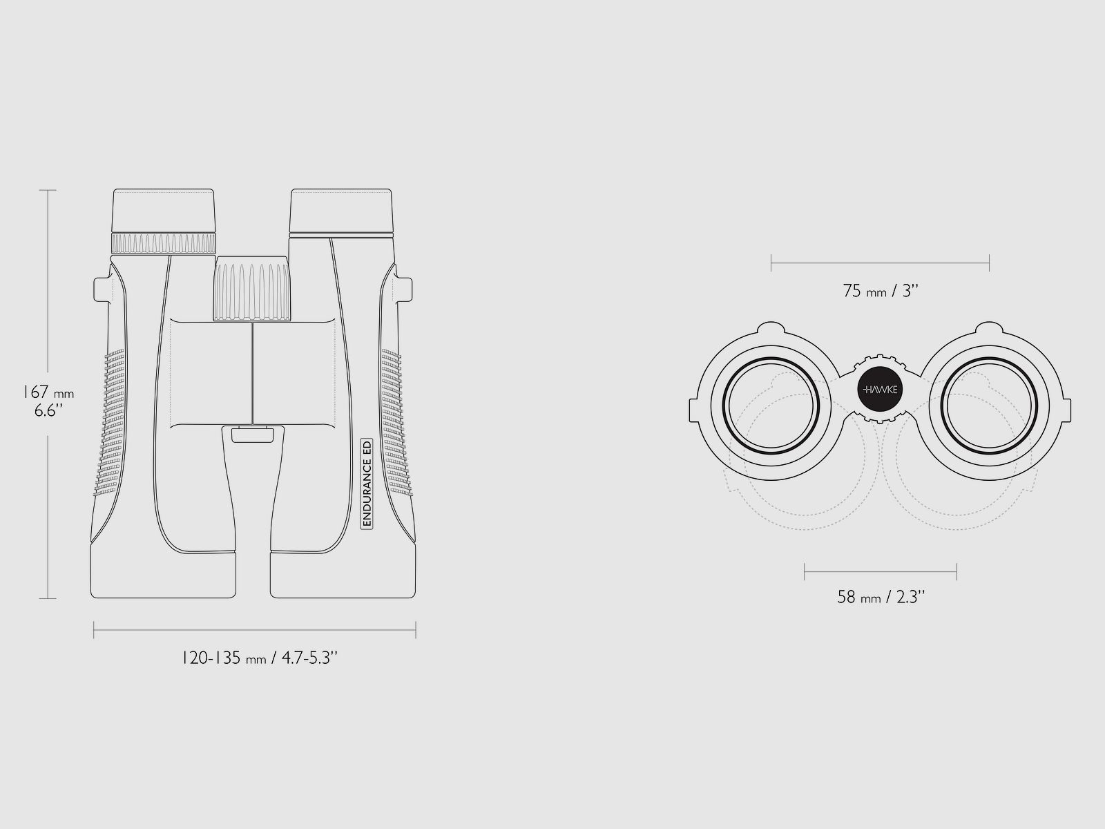 Hawke 36209 ENDURANCE ED 10x50 FERNGLAS Grün