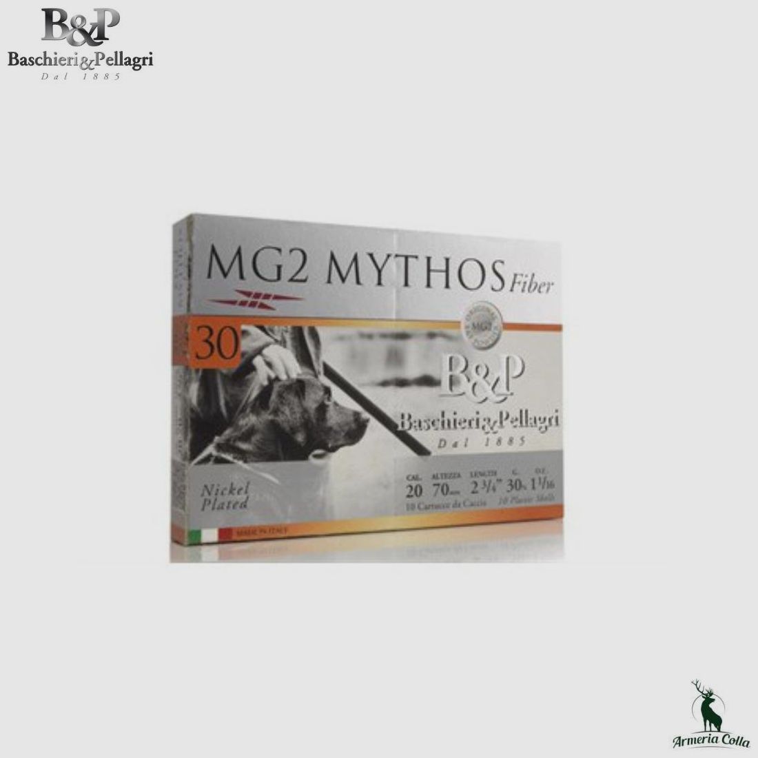 B&P Munizioni MG2 Mythos 30 Fibre cal. 20