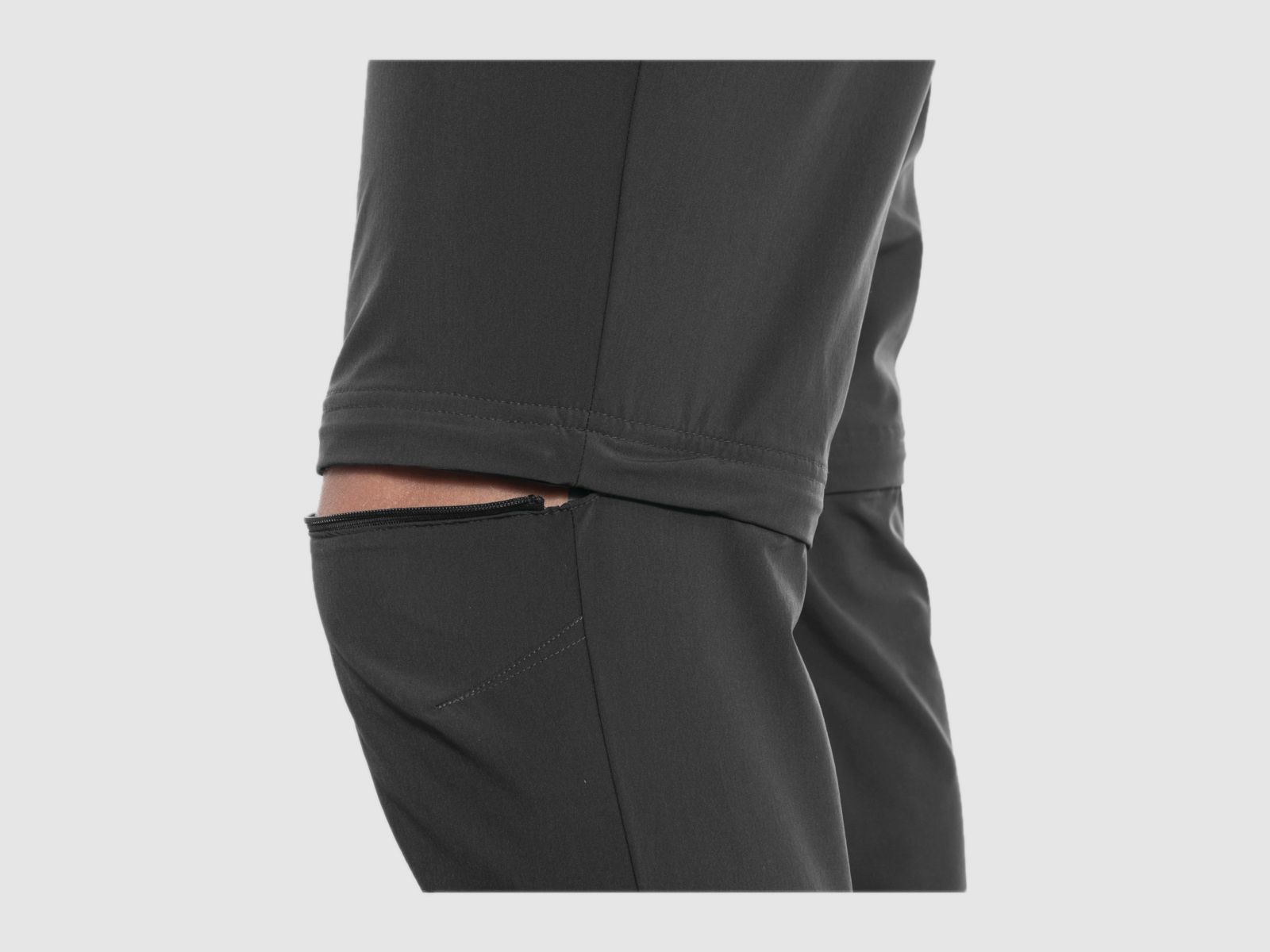 SCHÖFFEL Pants Folkstone Zip Off Grau