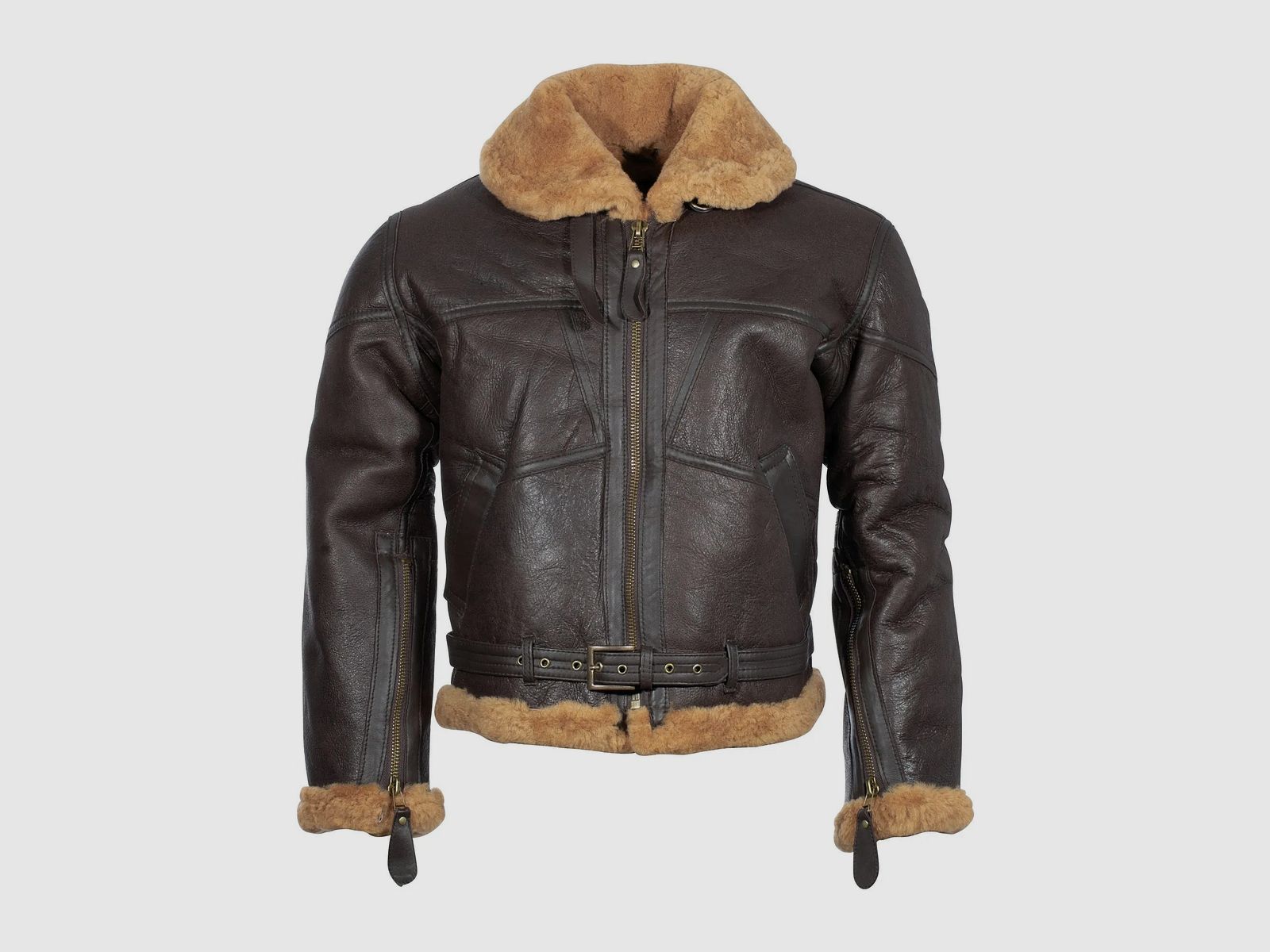 Mil-Tec Britische Bomberjacke RAF Lammfell