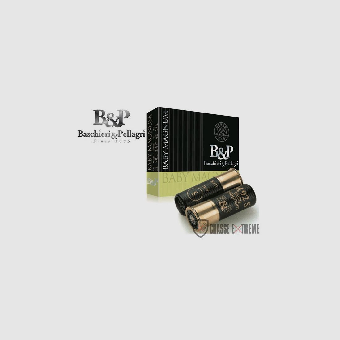 10 Patronen B&P BABY Magnum 42 g Kal. 12/70